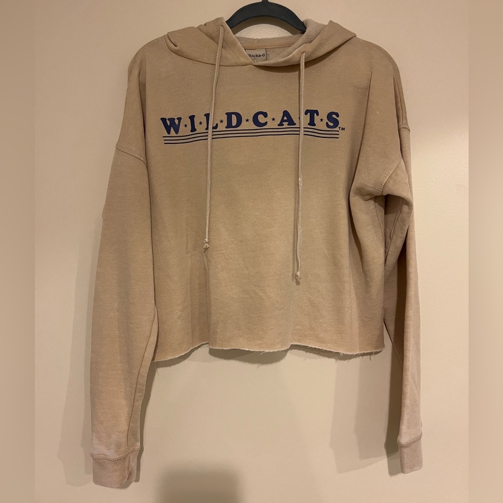 Wildcats Beige Hoodie Sweater
